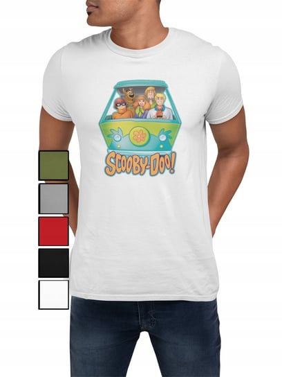 Koszulka T-Shirt Męska Z Nadrukiem Scooby Doo Postacie - S Inna marka