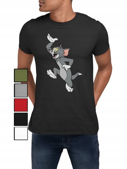 Koszulka T-Shirt Męska Z Nadrukiem Tom I Jerry Kot Mysz- Xxl Inna marka