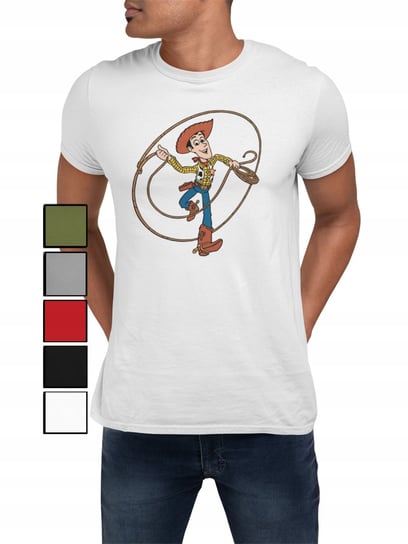 Koszulka T-Shirt Męska Z Nadrukiem Toy Story Chudy Buzz - L Inna marka