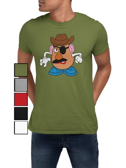 KOSZULKA T-SHIRT MĘSKA Z NADRUKIEM TOY STORY CHUDY BUZZ - L Inna marka