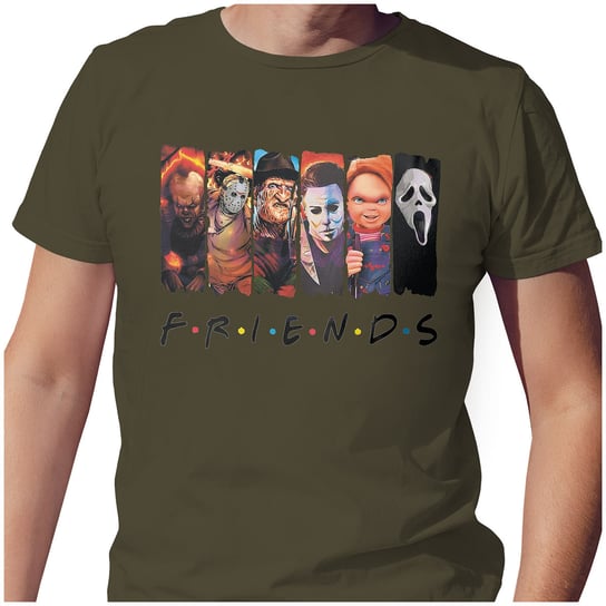 KOSZULKA T-SHIRT MĘSKI 3XL HALLOWEEN FRIENDS SUPER JAKOŚĆ PolskaKoszulka