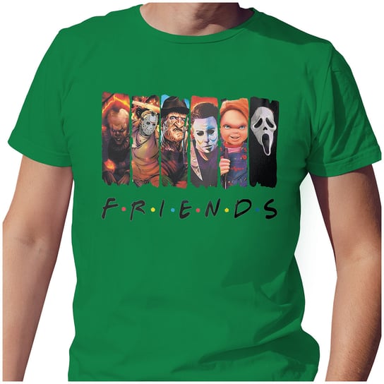 KOSZULKA T-SHIRT MĘSKI 3XL HALLOWEEN FRIENDS SUPER JAKOŚĆ PolskaKoszulka