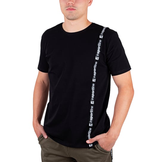 Koszulka T-shirt Męski Insportline Sidestrap Man, Czarny, Xxl inSPORTline