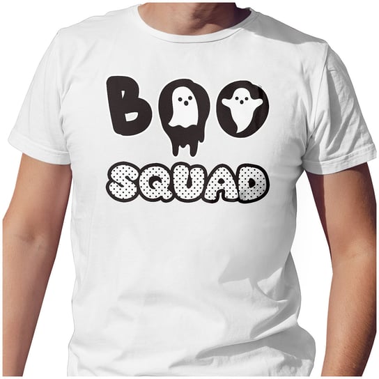 KOSZULKA T-SHIRT MĘSKI L HALLOWEEN BOO SQUAD SUPER JAKOŚĆ PolskaKoszulka