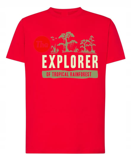 Koszulka T-Shirt męski Las Explorer r.XXL Inna marka