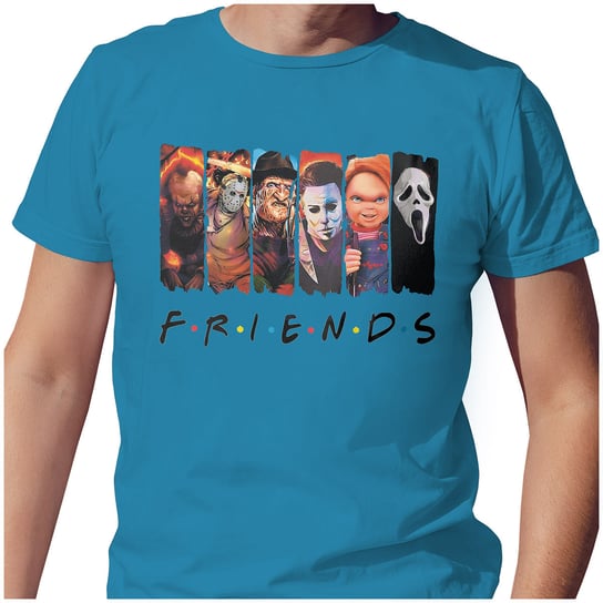 KOSZULKA T-SHIRT MĘSKI M HALLOWEEN FRIENDS SUPER JAKOŚĆ PolskaKoszulka