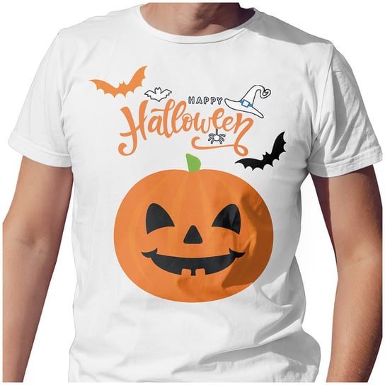 KOSZULKA T-SHIRT MĘSKI M HAPPY HALLOWEEN DYNIA SUPER JAKOŚĆ PolskaKoszulka