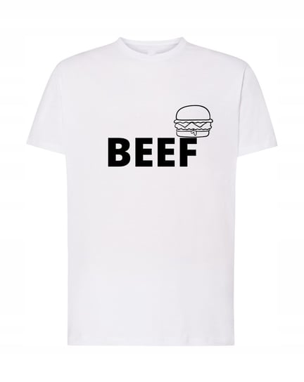 Koszulka T-Shirt męski nadruk BEEF Rozm.5XL Inna marka