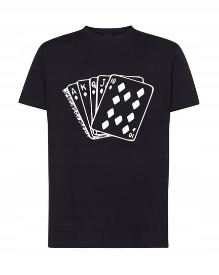 Koszulka T-Shirt męski nadruk Poker Karty Rozm.M Inna marka