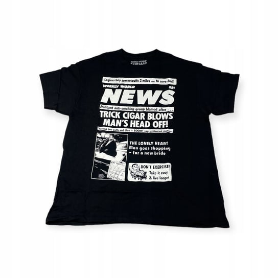 Koszulka T-shirt męski okrągły dekolt SPENCER'S WEEKLY WORLD NEWS M Inna marka