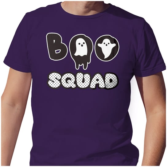 KOSZULKA T-SHIRT MĘSKI S HALLOWEEN BOO SQUAD SUPER JAKOŚĆ PolskaKoszulka