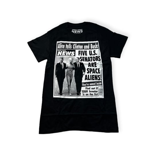 Koszulka t-shirt męski Spencer's WEEKLY WORLD NEWS M Inna marka