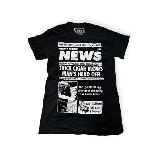 Koszulka t-shirt męski Spencer's WEEKLY WORLD NEWS S Inna marka