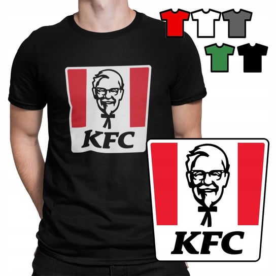 Koszulka t-shirt męski wybór - kfc śmieszne wzory prezent - xxxl 3xl WORLD CASE