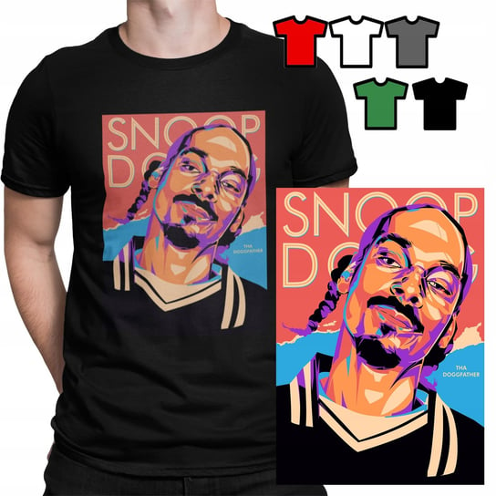 KOSZULKA T-SHIRT MĘSKI WZORY DO WYBORU - SNOOP DOGG RAPER HIP HOP - M WORLD CASE