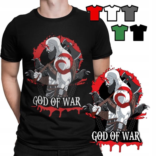 Koszulka t-shirt męski wzory wybór - gry god of war prezent święta - l WORLD CASE