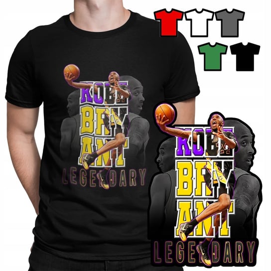 KOSZULKA T-SHIRT MĘSKI WZORY WYBÓR - KOBE BRYANT KOSZYKÓWKA NBA - M WORLD CASE