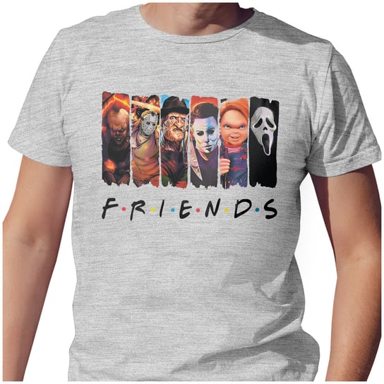 KOSZULKA T-SHIRT MĘSKI XL HALLOWEEN FRIENDS SUPER JAKOŚĆ PolskaKoszulka