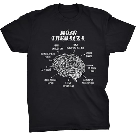 Koszulka T-shirt Mózg Trębacza Śmieszny Prezent na Święta Urodziny GILDAN