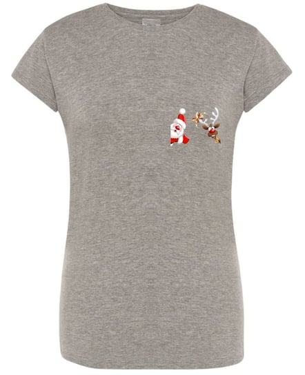 Koszulka T-Shirt nadruk Merry Christmas małe logo Święta S Inna marka