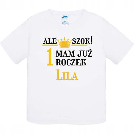 Koszulka T-Shirt Niemowlęcy 1 Napis Roczek Y2 Inna marka
