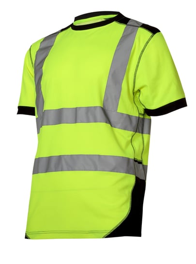 Koszulka T-Shirt Ostrzegawcza, Żółto-Czarna, "3Xl", Ce, Lahti Lahti PRO