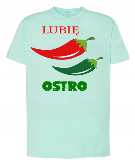 Koszulka T-Shirt Śmieszny Lubię Ostro r.XS Inna marka