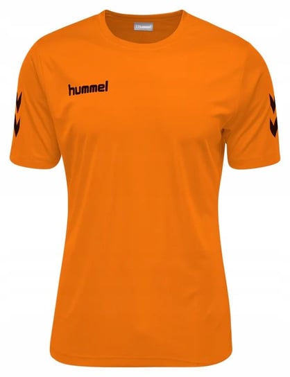 Koszulka T-shirt sportowa dziecięca krótki rękaw pomarańcz Hummel r.116-128 Hummel