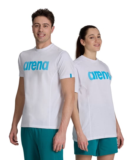 Koszulka T-Shirt sportowy na trening na co dzień Arena Unisex Logo rozmiar L Arena
