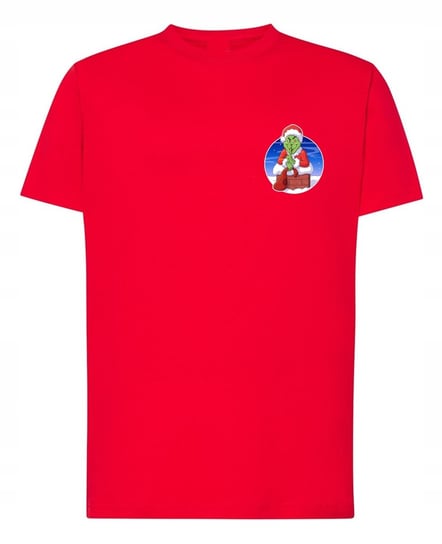 Koszulka T-Shirt Świąteczny Motyw Grinch Małe Logo Święta r.4XL Inna marka