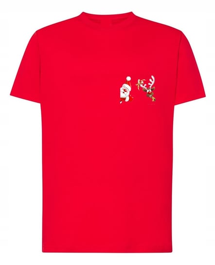Koszulka T-Shirt Święta Świąteczne Logo Mikołaj Renifer Prezent r.3XL Inna marka