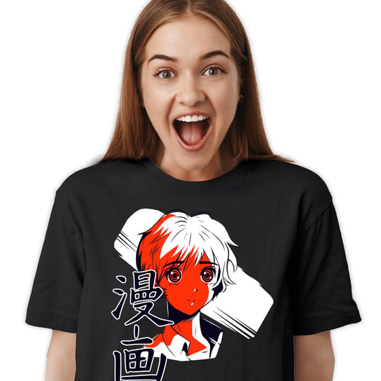 KOSZULKA T-SHIRT XL Girl Manga Anime Wiele Wzorów Inna marka