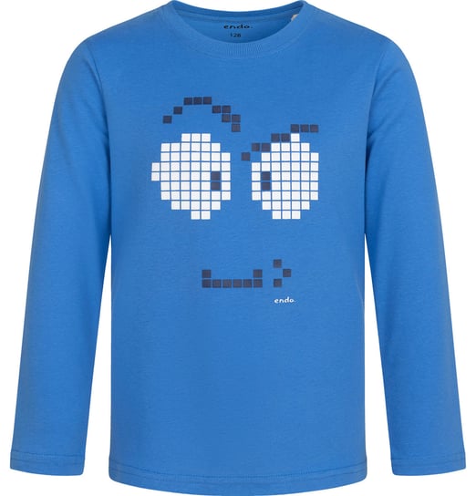 Koszulka t-shirt z Długim Rękawem Chłopięca bawełniana  Pixel 116 Endo Endo