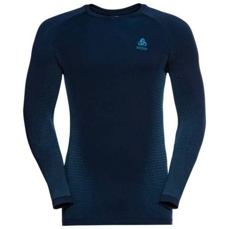 Koszulka tech. męska Odlo BL TOP Crew neck l/s PERFORMANCE WARM EC C/O ODLO S Odlo