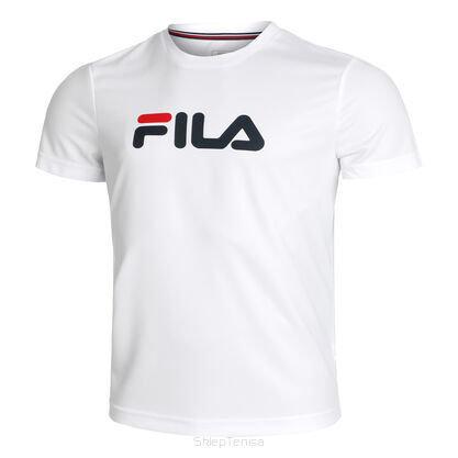 Koszulka tenisowa Fila T-shirt Logo biała XXL Fila