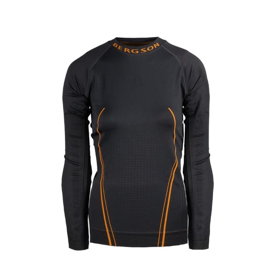 Koszulka termiczna z długim rękawem Damska BERGSON APOGEE TD LS Charcoal - S/M Bergson