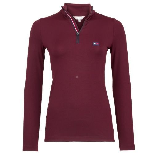 Koszulka termoaktywna damska TOMMY HILFIGER L/SL burgundy L Tommy Hilfiger