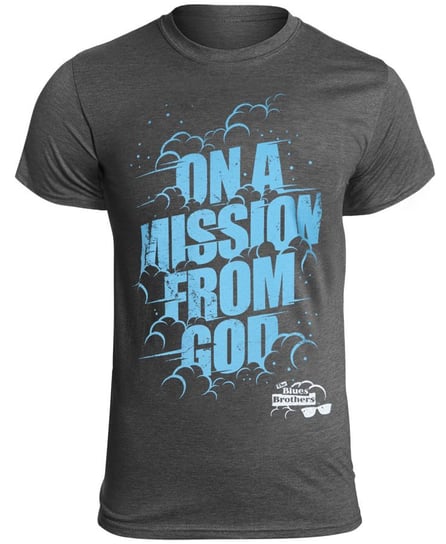 T-shirt Blues Brothers - I'm On A Mission From God - Elwood Et La Nonne - Geek
