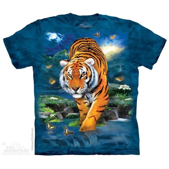 koszulka THE MOUNTAIN - 3D TIGER, barwiona-S The Mountain