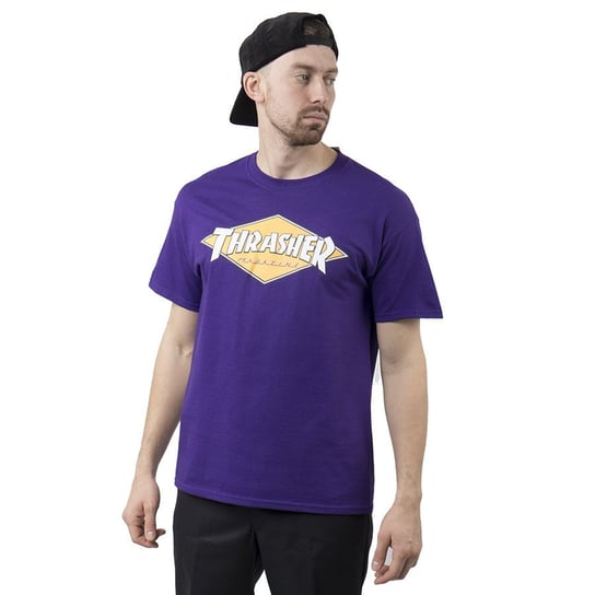 Koszulka Thrasher Diamond Logo Purple Thrasher