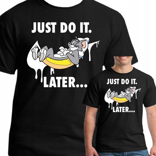 Koszulka Tom I Jerry Just Do It Xxl 0798 Czarna Inna marka
