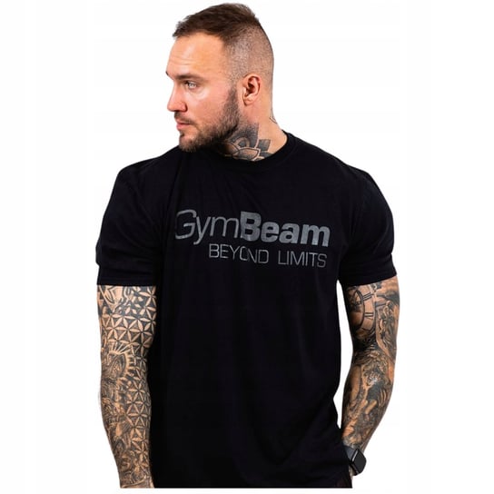 Koszulka Treningowa Męska Beyond Limits Czarna rozmiar M - GymBeam GymBeam