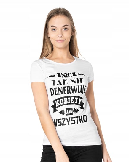 Koszulka Tshirt Bluzka Damska Podkoszulek 555-1 S Inna marka