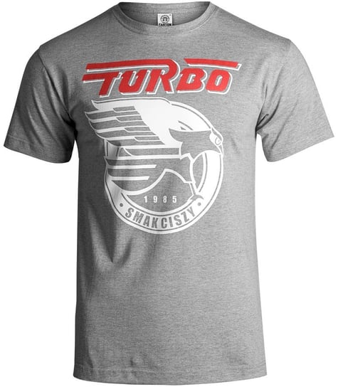 koszulka TURBO - SMAK CISZY grey -S Pozostali producenci