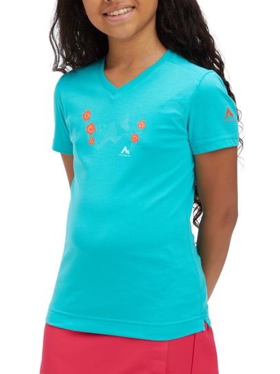 Koszulka turystyczna dla dziewcząt McKinley Zorma II Girl 417928 r.128 Carbotex