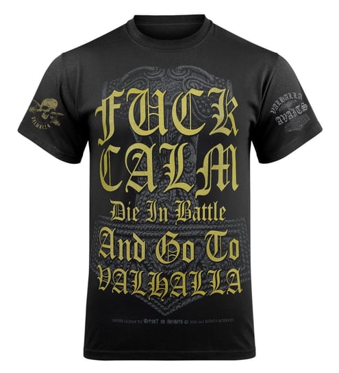 koszulka VICTORY OR VALHALLA - FUCK CALM...-XXL Inny producent
