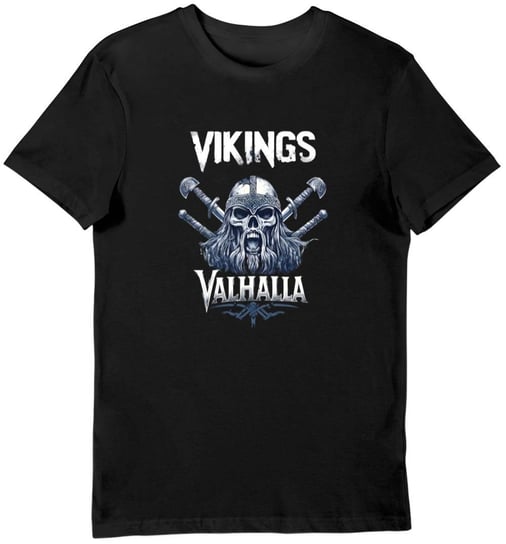 Koszulka Vikings Valhalla czarna 2XL KozakNadruki