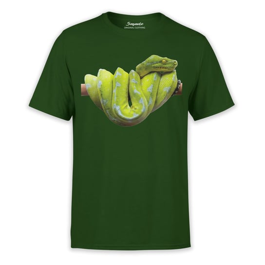 Koszulka wąż pyton zielony-S 5made