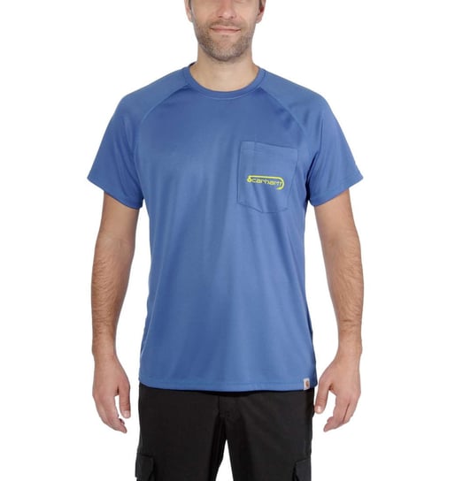 Koszulka Wędkarska Carhartt Force® Fishing Graphic Short-Sleeve T-Shirt INF. BLUE HEATHER Inny producent