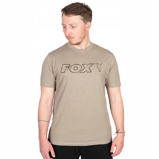 Koszulka Wędkarska T-Shirt Fox Ltd Lw Khaki Marl T R. S Fox